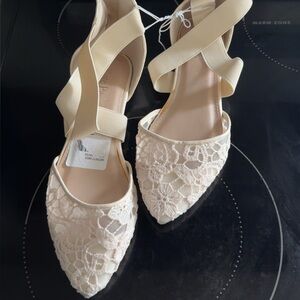 Chic Cream Lace Women Sandals